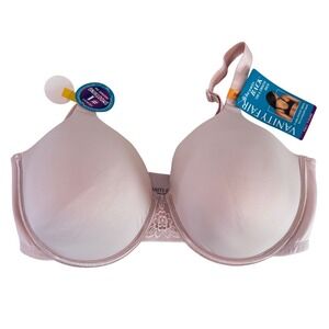 NEW Vanity Fair Bra 38DD Full Coverage Smoothing Underwire Comfort Support Lace‎